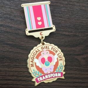 Magical Girl for Life Enamel Medal